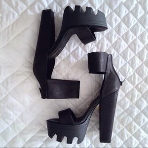 Wild Diva Ankle Strap Heels